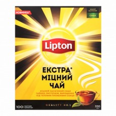 Чай черный байховый Экстра крепкий Lipton 100х2г