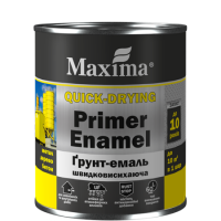 Ґрунт-емаль чорна, матова Maxima 0,75 кг швидковисихаюча 