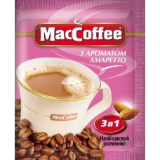 Кава MacCoffee Амаретто з вершками та цукром, 18г