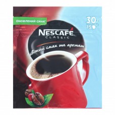 Кава натуральна розчинна гранульована Classic Nescafe д/п 30г