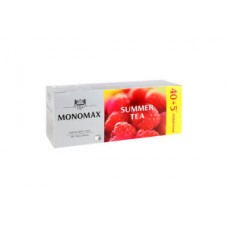 Бленд чаю квіткового каркаде з ягодами та ароматом малини Summer Tea Monomax к/у 45х2г