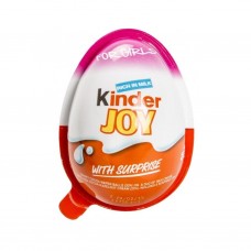 Яйце шоколадне Kinder Joy з сюрпризом для дівчат, 20г