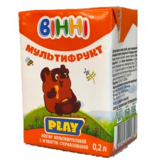 Сік Мультифруктовий 200 мл дитячий Вінні Play 